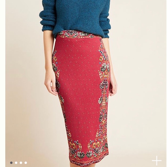 Anthropologie Dresses & Skirts - NWT! ANTHRO Farm Rio Knit Pencil Maxi Skirt